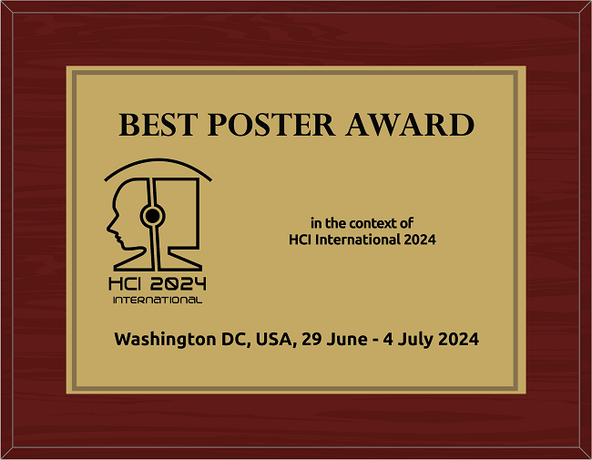 Best Poster Extended Abstract Award. Details in text following the image.